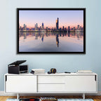 Al Hamra Tower Twilight Skyline Wall Art