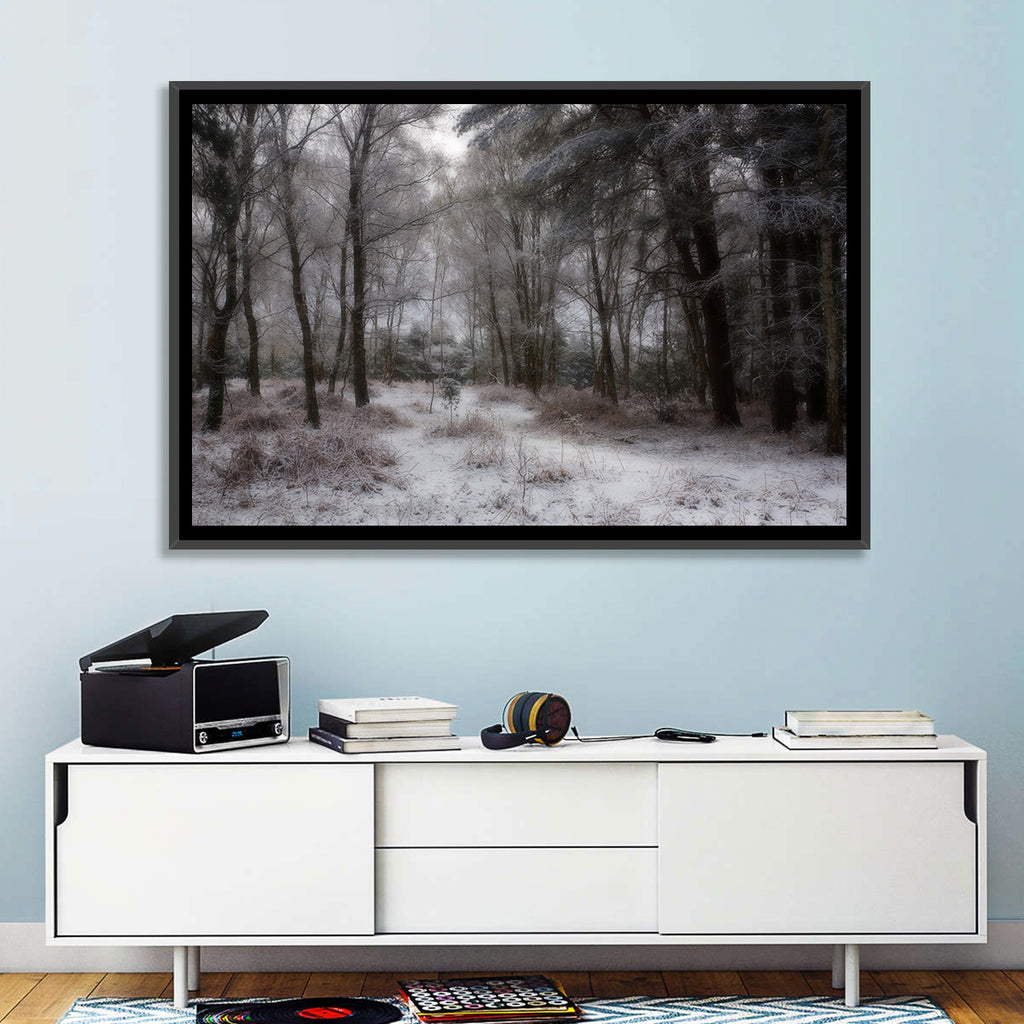 New Forest Winter Path Wall Art