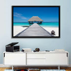 Maldives Turquoise Pier Wall Art