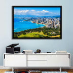 Honolulu Skyline Wall Art