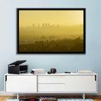 Westwood Los Angeles in Golden Haze Wall Art