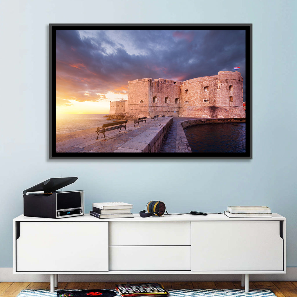 Fort Bokar at Sunset, Dubrovnik Wall Art