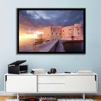 Fort Bokar at Sunset, Dubrovnik Wall Art
