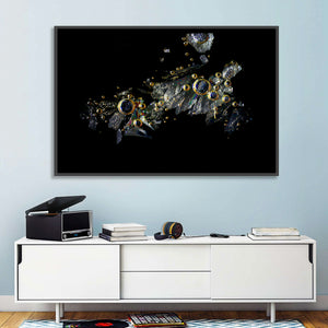 Crystallized Vitamin C Wall Art