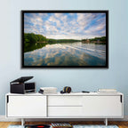 Cloudy Lake Norman Landscape Wall Art