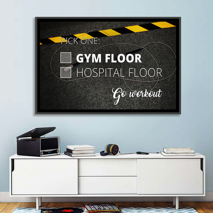 Gym Floor or Hospital Floor Wall Art