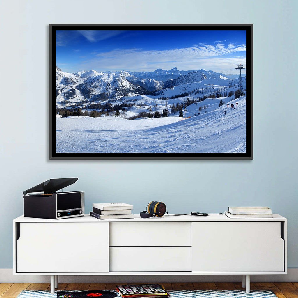 Nassfeld Ski Resort View Wall Art