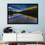 Rainbow Lake at Golden Hour Wall Art