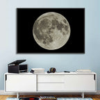 Full Moon with Tycho Rays Wall Art