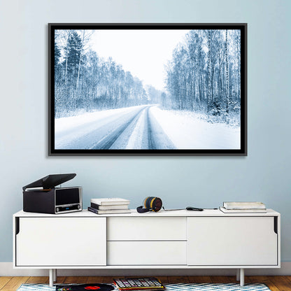 Snowy Road Wall Art