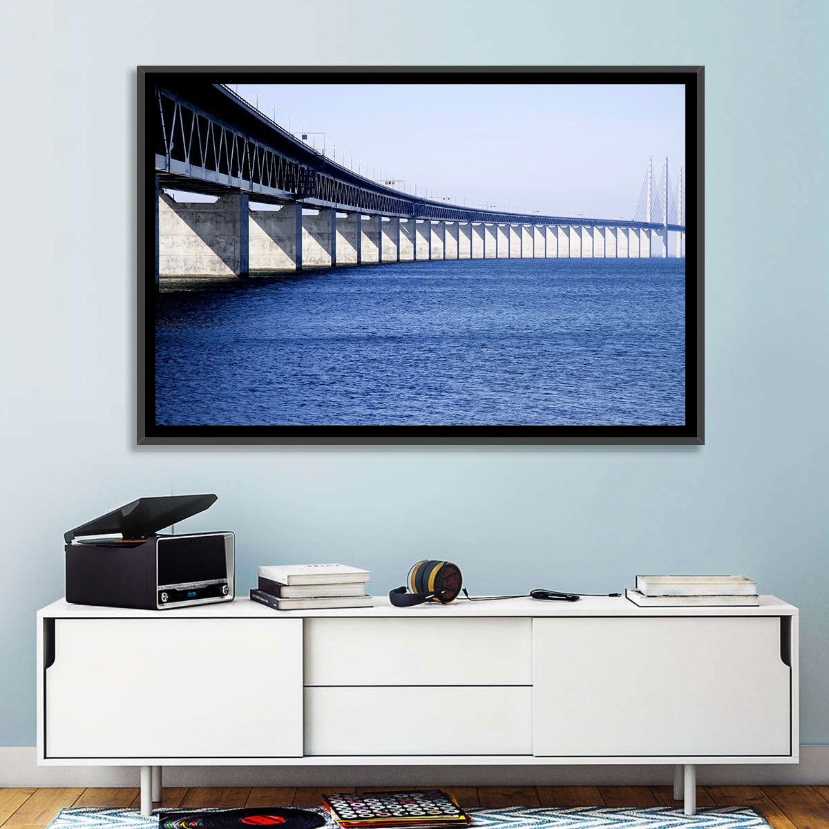 Oresund Bridge Perspective Wall Art