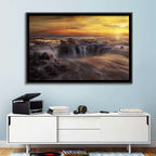 Thors Well at Cooks Chasm Sunset Wall Art