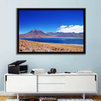 Miscanti Lagoon and Miñiques Volcano Wall Art