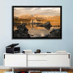Mono Lake Tufa at Golden Hour Wall Art