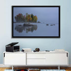 Morning Mist Over Chittenden Lake Wall Art