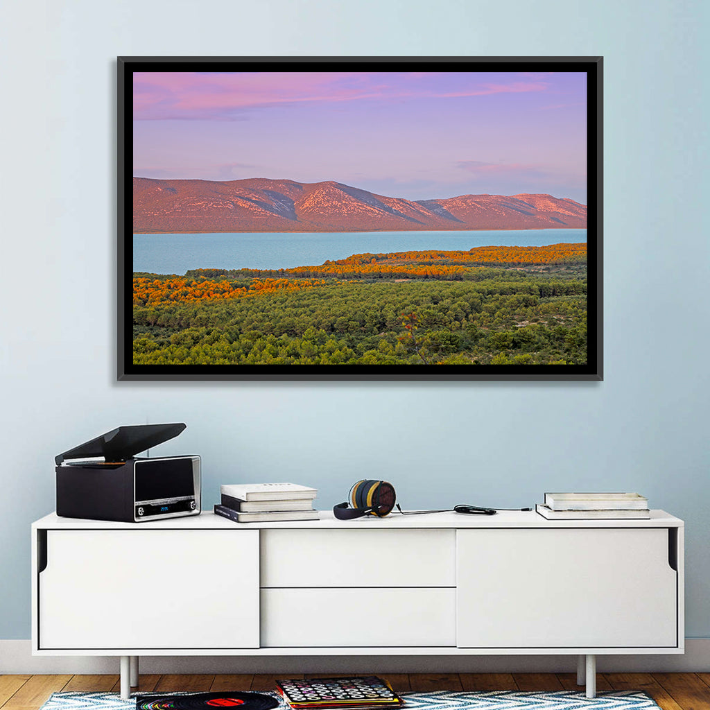 Lake Vrana Golden Hour Wall Art