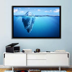 Split-level Iceberg Wall Art