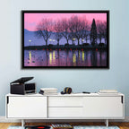 Lake Geneva Twilight Wall Art