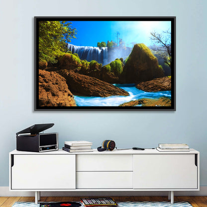 Elephant Waterfall Wall Art