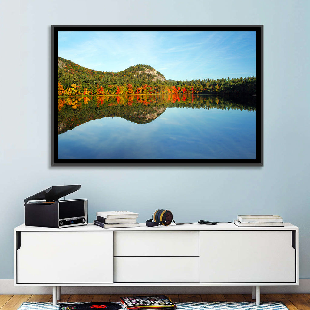 Echo Lake Autumn Reflection Wall Art