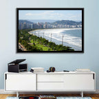 Santos Beach Promenade Wall Art