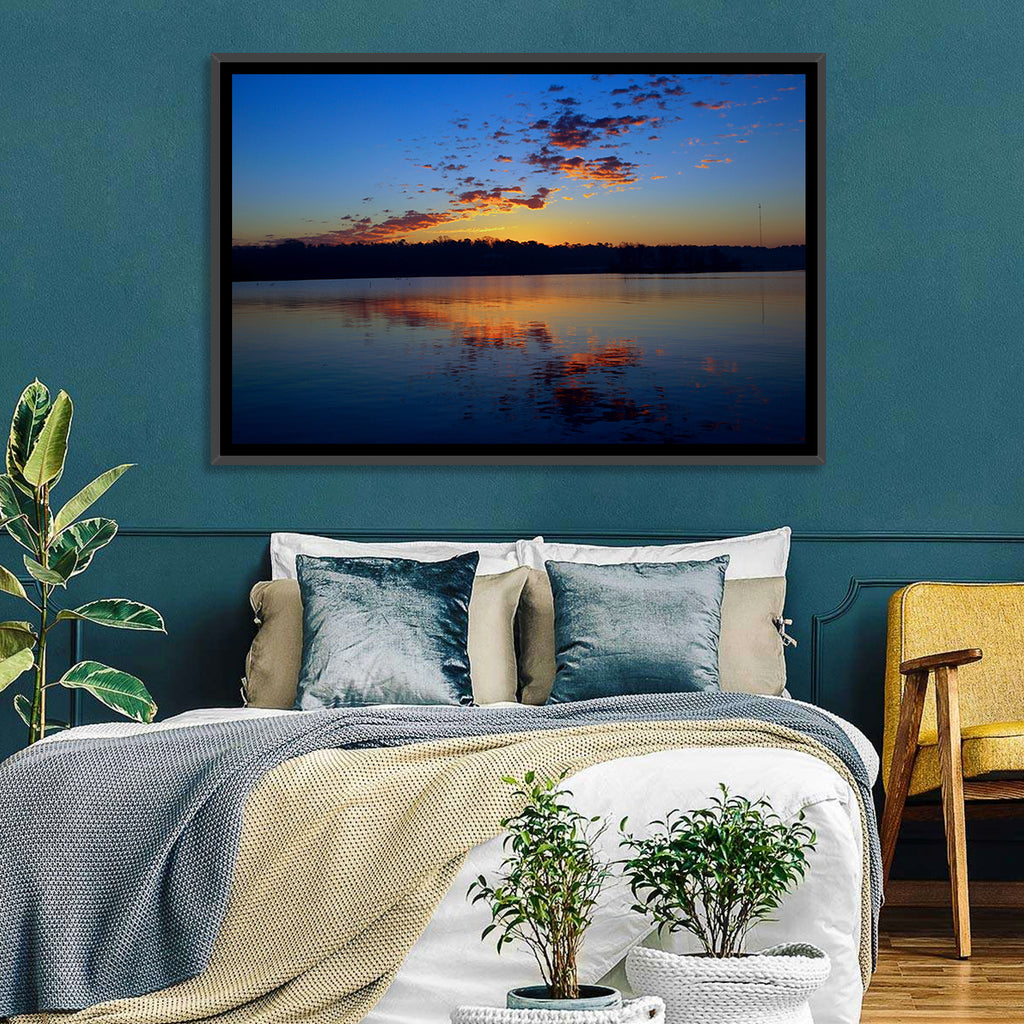 Lake Livingston Sunset Reflection Wall Art