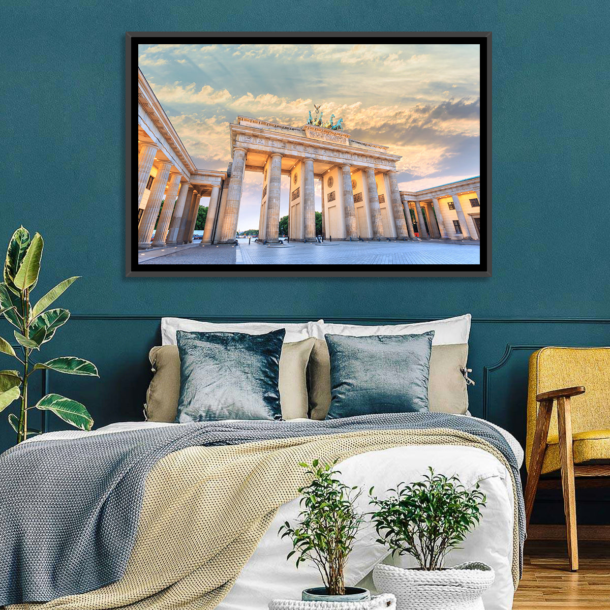 Brandenburg Gate at Sunset Wall Art