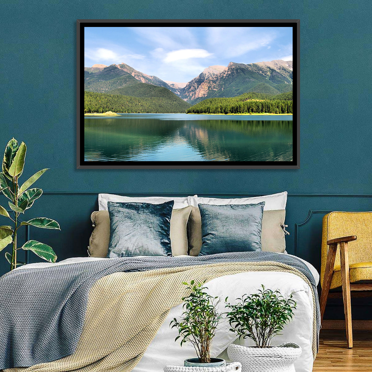 Mission Mountain & Lake Wall Art