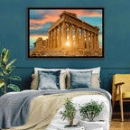 Parthenon at Sunset Wall Art