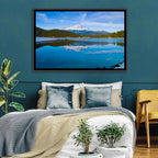 California Mountain Lake Reflection Wall Art