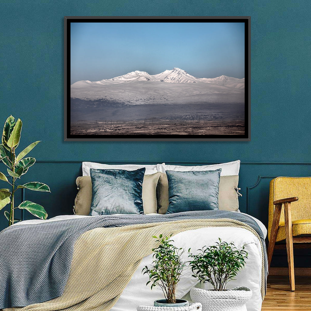 Mount Aragats Winter Landscape Wall Art