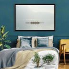 Four Rowers on Lake Lugano Wall Art