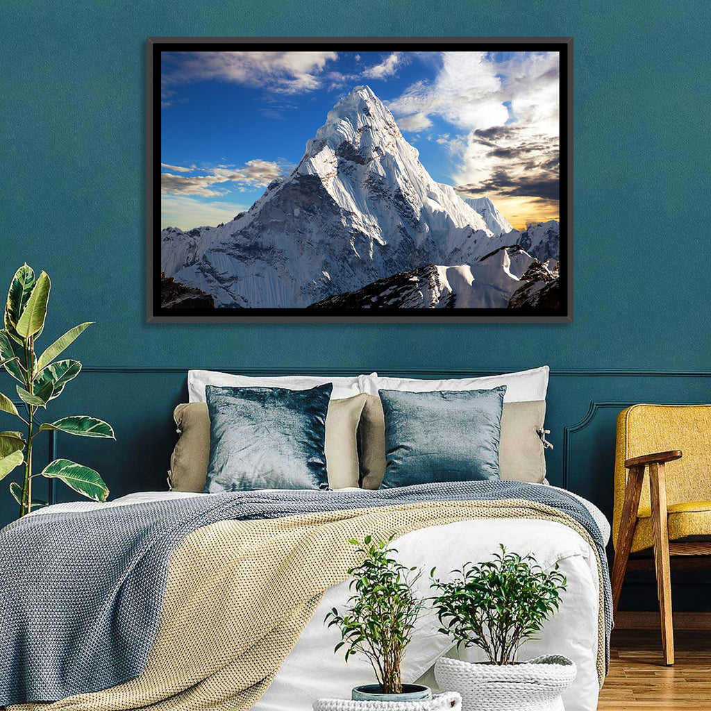 Ama Dablam at Golden Dusk Wall Art