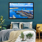 Sfax Fishing Harbor Wall Art