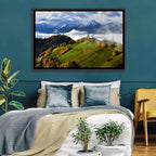 Jamnik Church on Misty Hill Wall Art