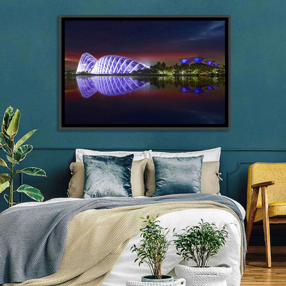 Gardens by the Bay Night Wall Art