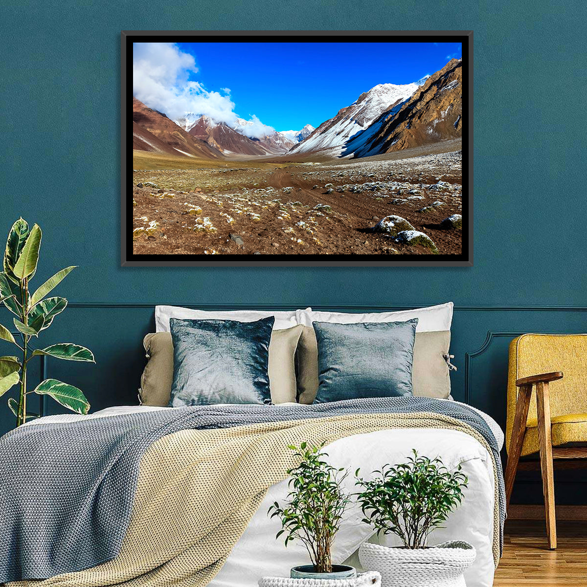 Mount Aconcagua Valley View Wall Art