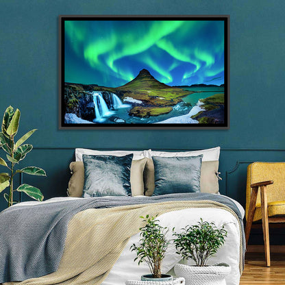 Aurora Borealis Kirkjufell Wall Art