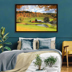 Vermont Barn by Pond Wall Art