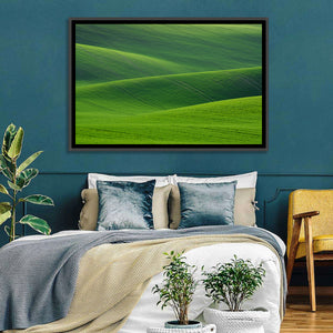 Green Wheat Fields Wall Art
