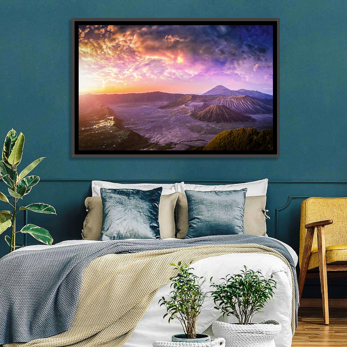 Bromo Volcano Wall Art