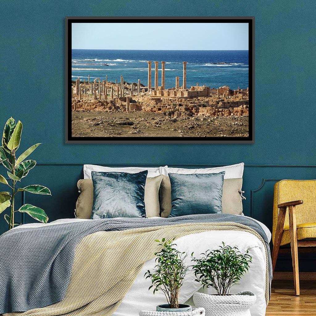Leptis Magna Coastal Ruins Wall Art