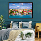 St. John’s Harbor at Golden Dusk Wall Art