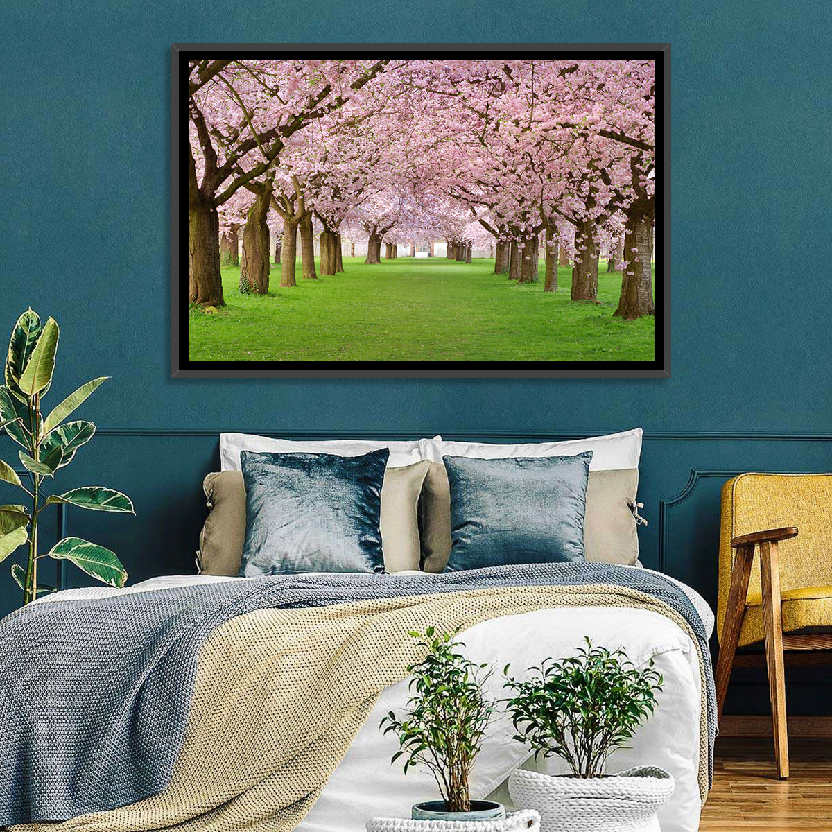 Cherry Blossom Avenue Wall Art