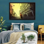 Child Walking Toward Light Wall Art