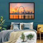 St. Louis Gateway Arch Skyline Wall Art