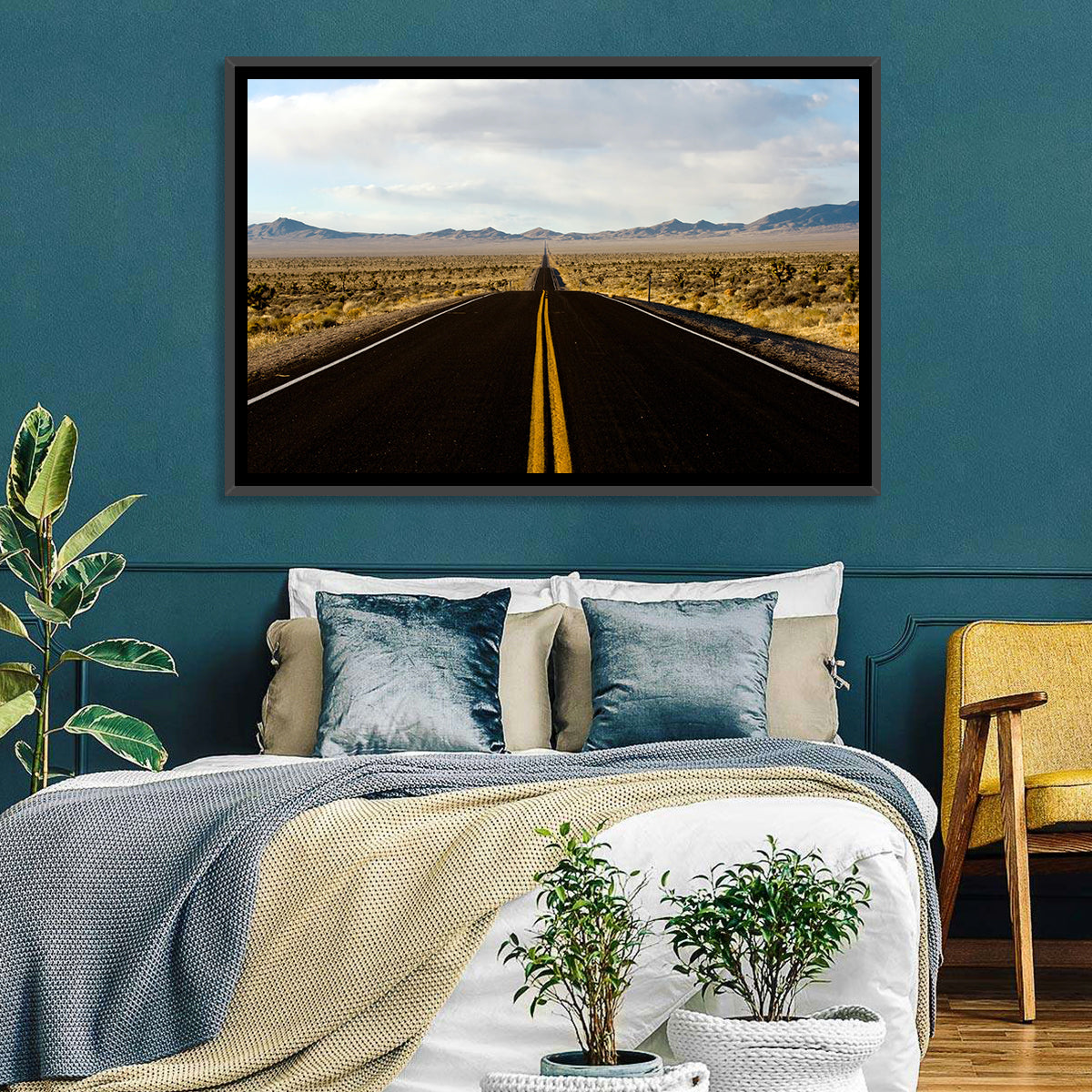 Nevada Desert Highway Wall Art