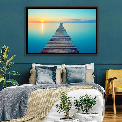 Lake Footbridge Wall Art