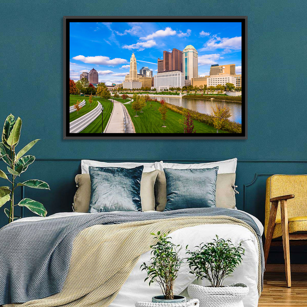 Columbus Skyline Wall Art
