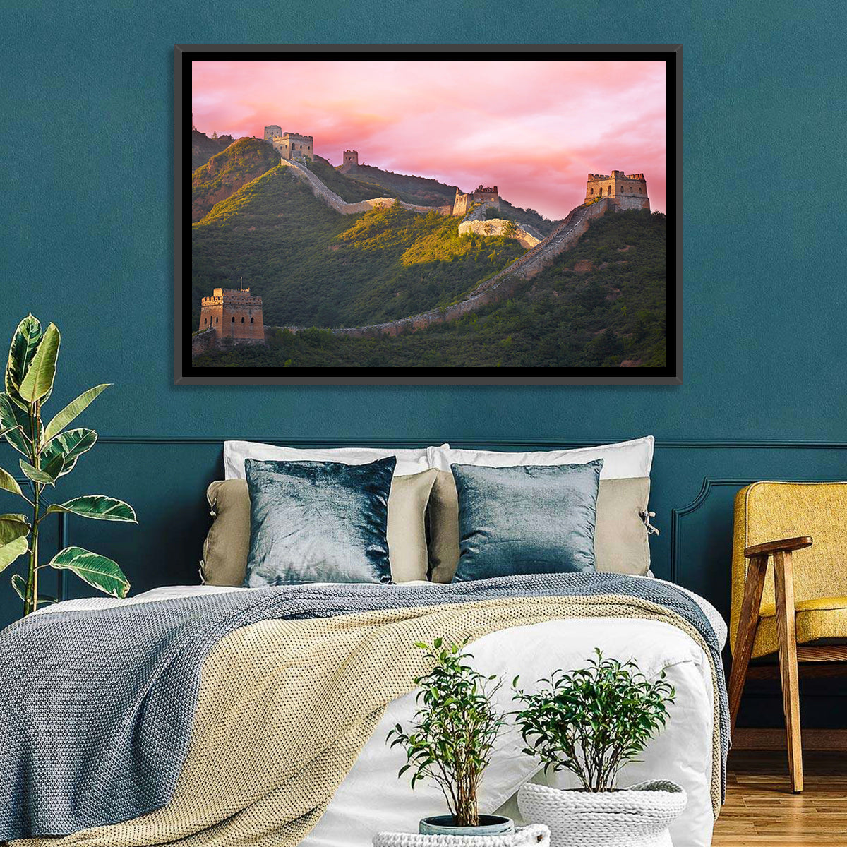 Great Golden Hour Watchtowers Wall Art